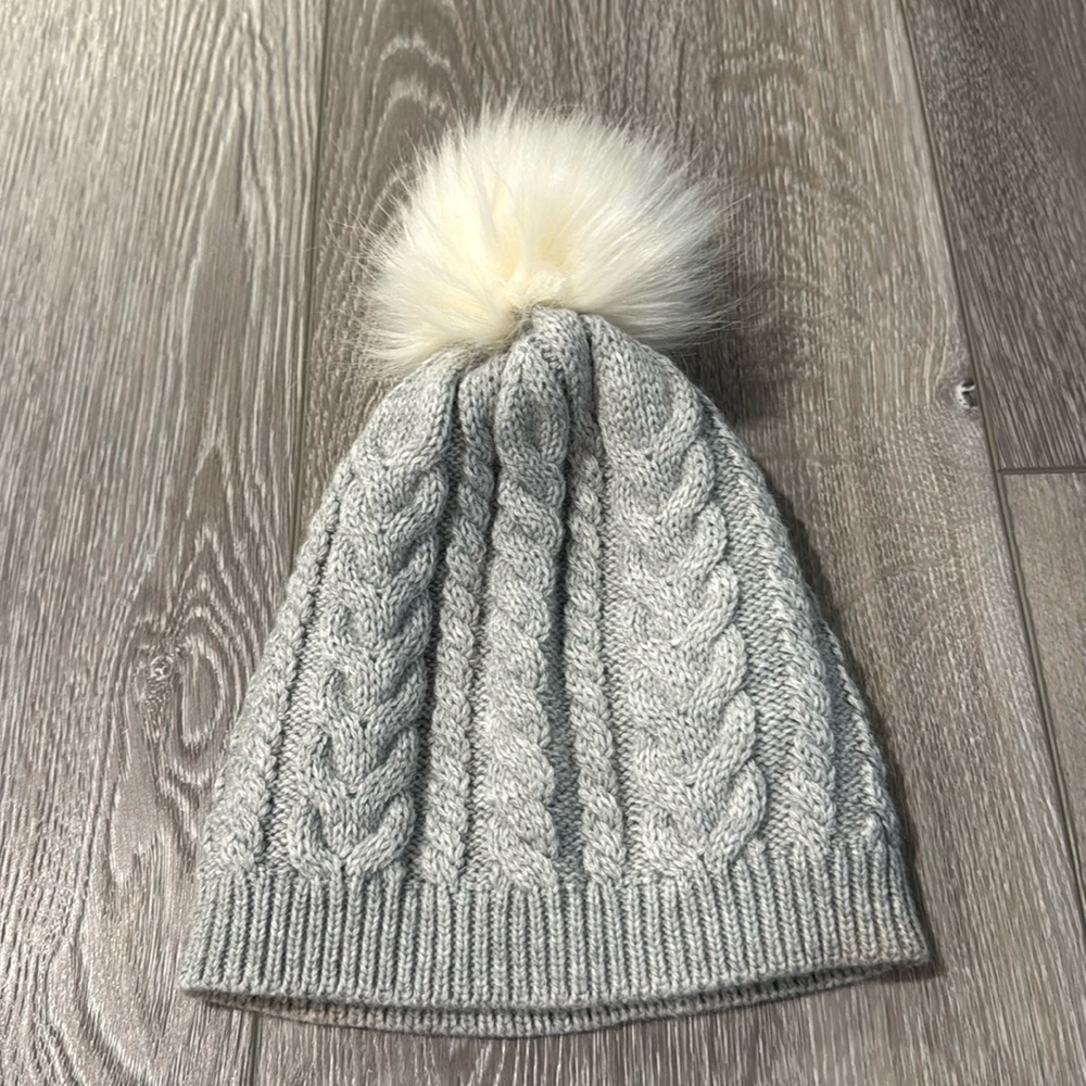 NWOT, J. Crew winter hat with pom.